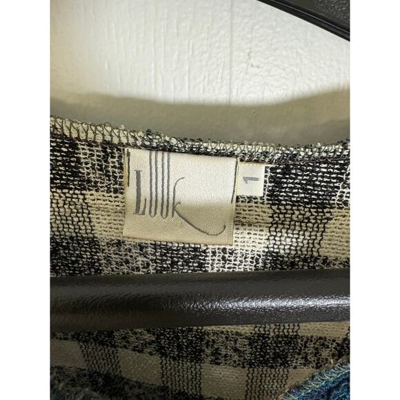 Look Boho Patchwork Raw Seam Multi-pattern Multi-fabric Size 1 Top Pant Set - Picture 2 of 10